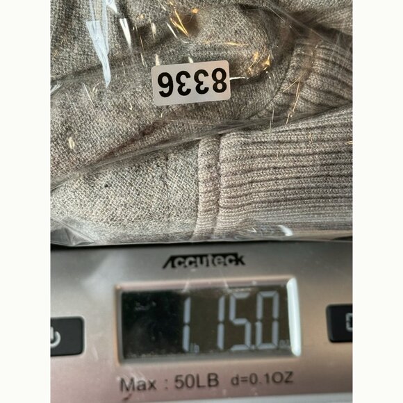 Free People Women’s Gray Wool Blend Swing Jacket Size M Boho Quiet Luxury Layer - Picture 11 of 11